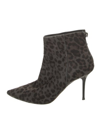 Jimmy Choo Ponyhair Animal Print Boots