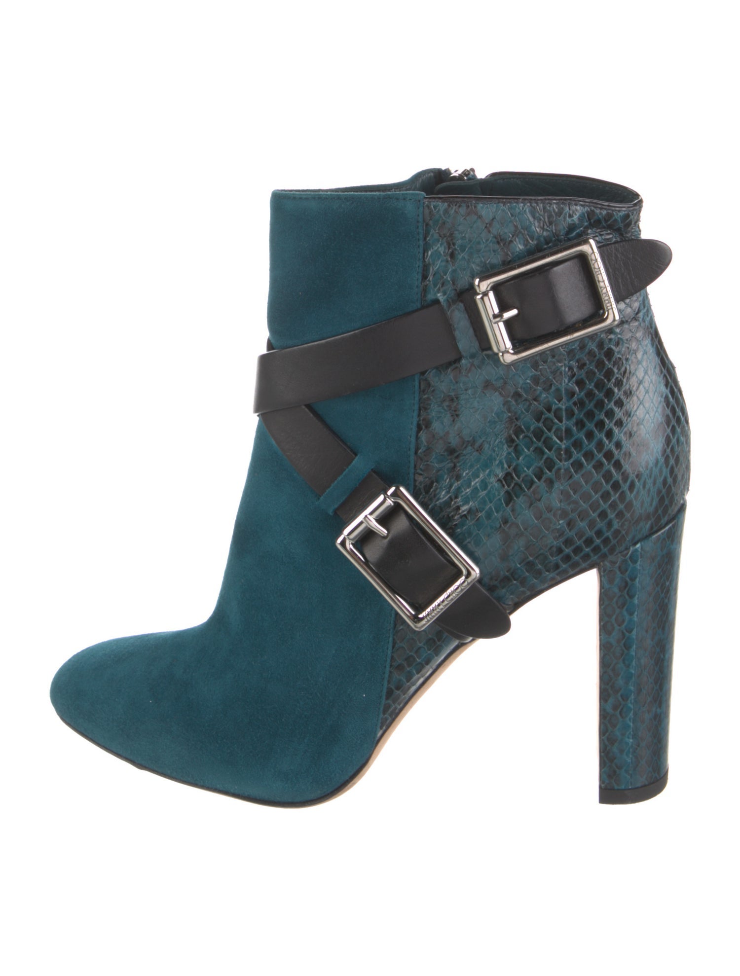 Jimmy Choo Suede Animal Print Boots