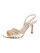 Jimmy Choo Leather Slingback Sandals