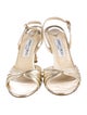 Jimmy Choo Leather Slingback Sandals