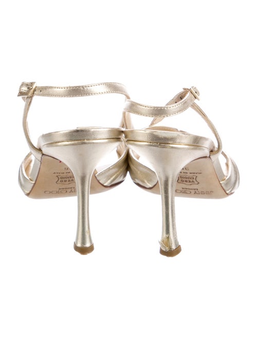 Jimmy Choo Leather Slingback Sandals