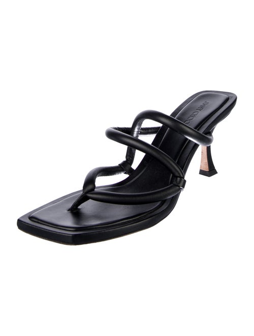 Jimmy Choo Leather Slides
