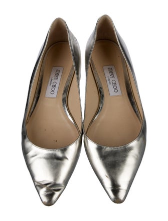 Jimmy Choo Leather Ballet Flats