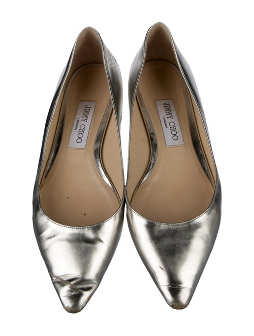 Jimmy Choo Leather Ballet Flats