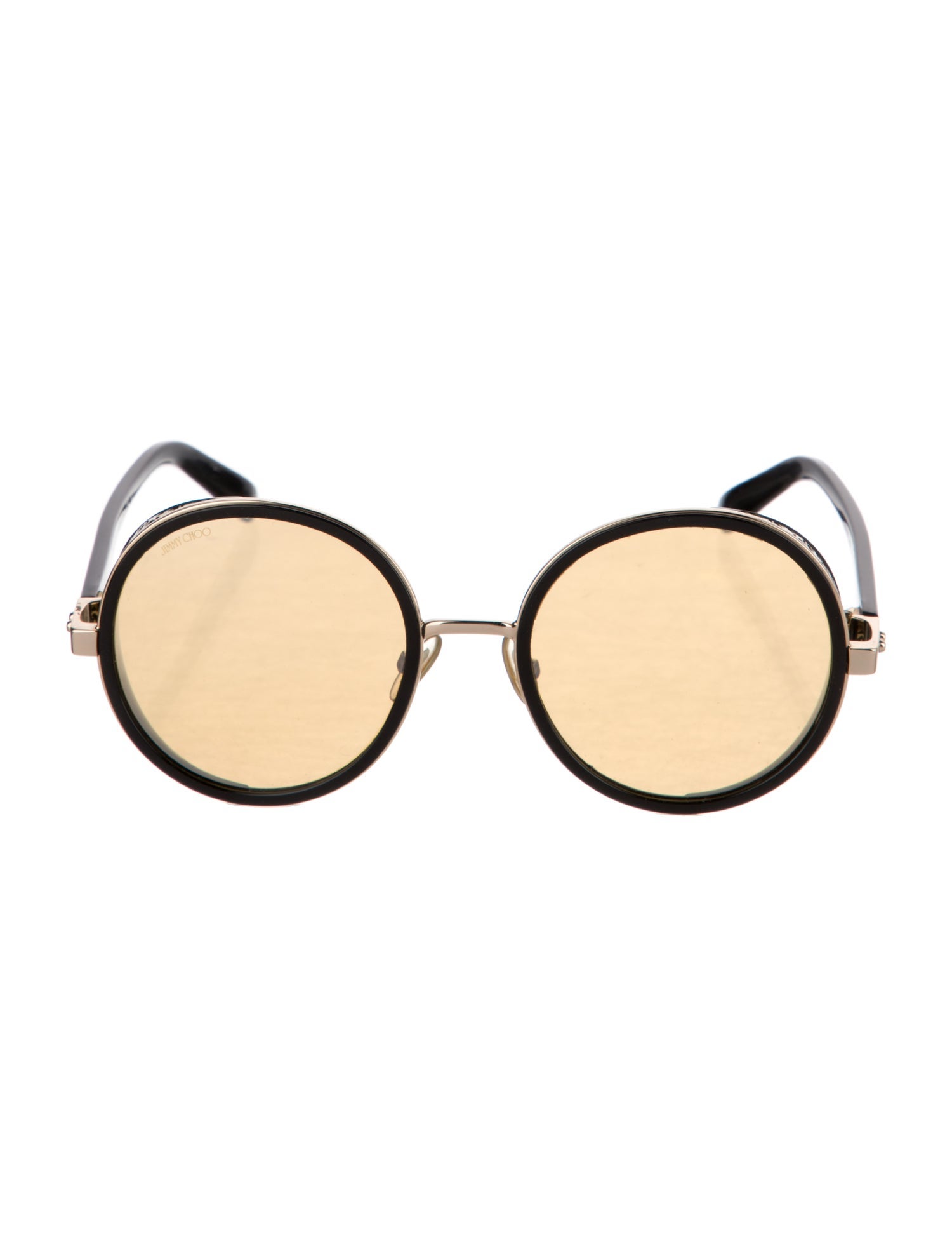 Jimmy Choo Round Mirrored Sunglasses