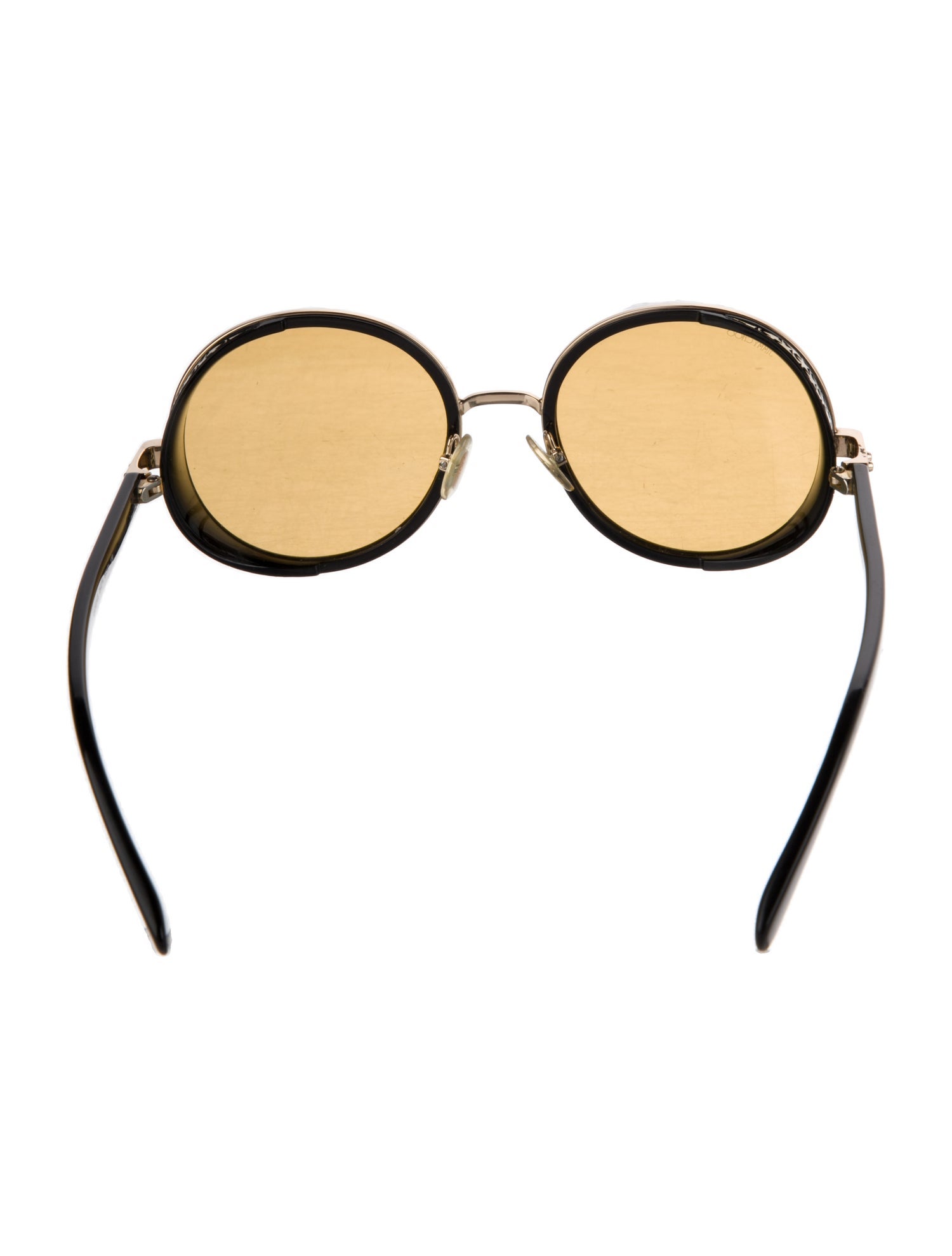 Jimmy Choo Round Mirrored Sunglasses