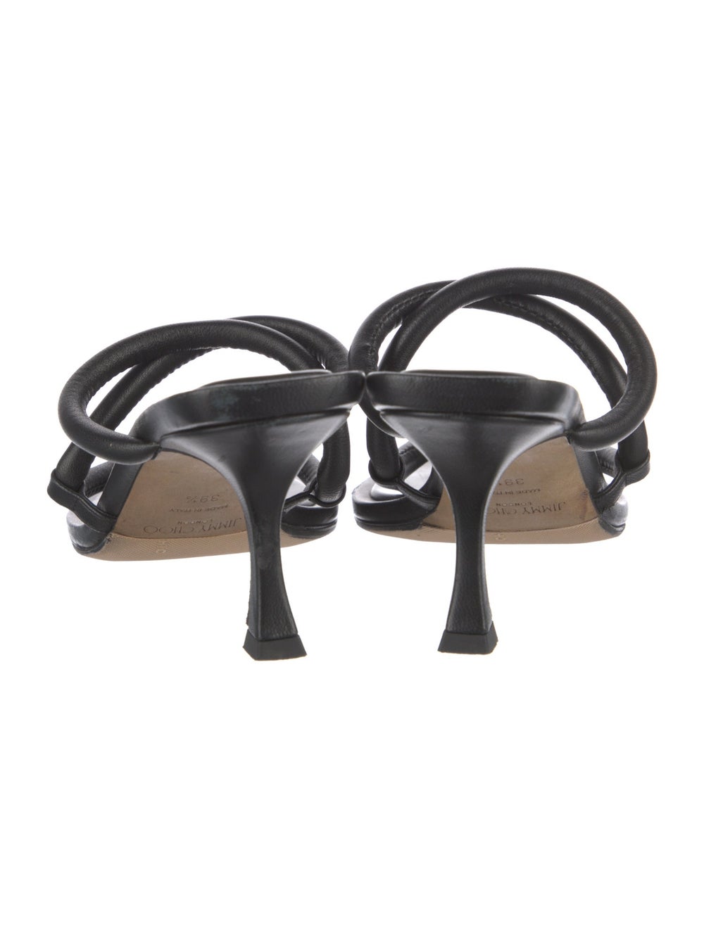 Jimmy Choo Leather Slides Black - image 4