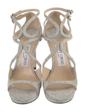 Jimmy Choo Glitter Sandals