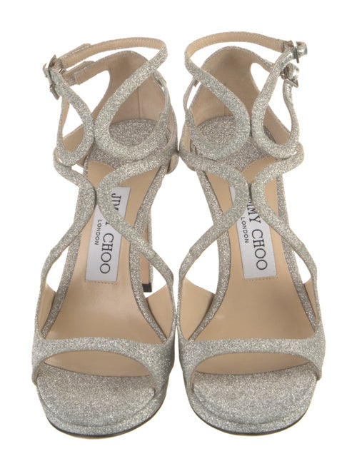 Jimmy Choo Glitter Sandals