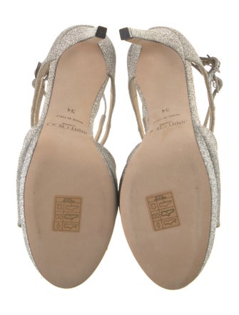 Jimmy Choo Glitter Sandals