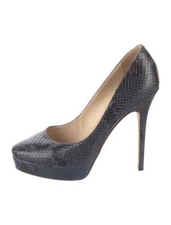 Jimmy Choo Snakeskin Animal Print Pumps