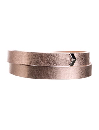 Jimmy Choo Skinny Leather Belt