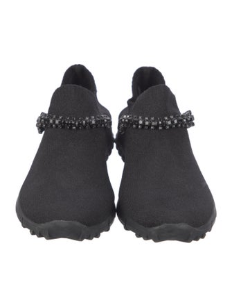 Jimmy Choo Crystal Embellishments Sneakers