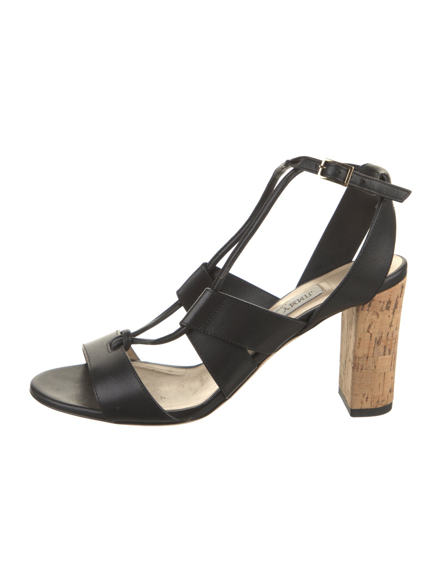 Jimmy Choo Leather Slingback Sandals