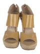 Jimmy Choo Patent Leather Braided Accents Espadrilles