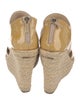 Jimmy Choo Patent Leather Braided Accents Espadrilles