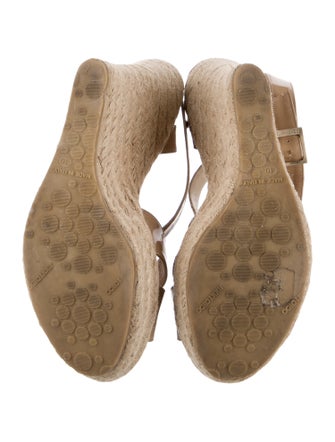 Jimmy Choo Patent Leather Animal Print Espadrilles