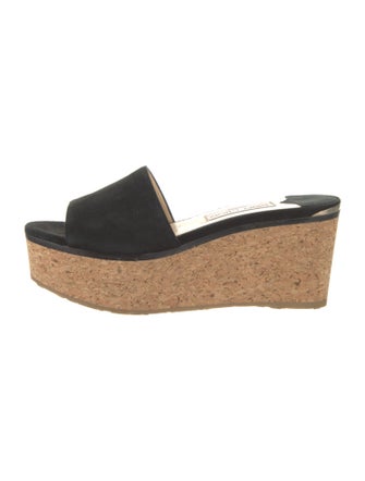 Jimmy Choo Suede Slides
