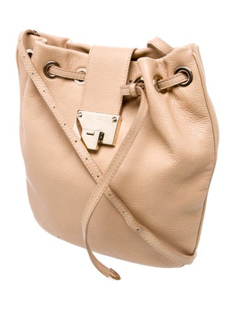 Jimmy Choo Leather Bucket Bag