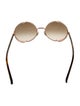 Jimmy Choo Round Gradient Sunglasses
