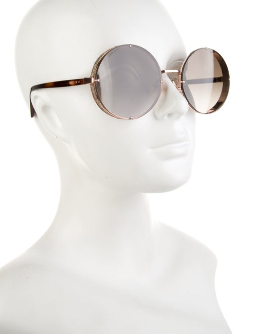 Jimmy Choo Round Gradient Sunglasses