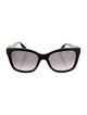 Jimmy Choo Wayfarer Gradient Sunglasses