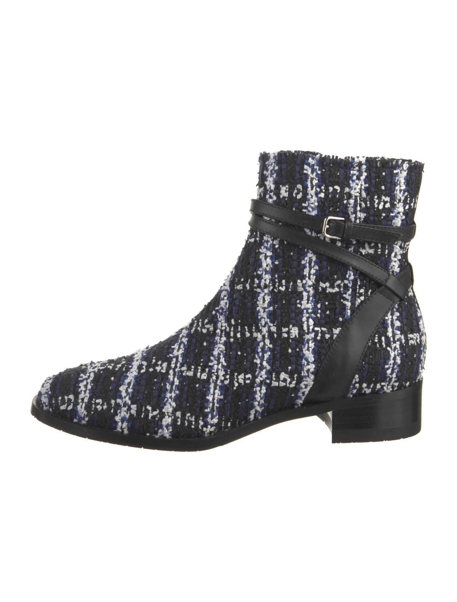 Jimmy Choo Tweed Printed Chelsea Boots