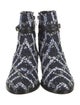 Jimmy Choo Tweed Printed Chelsea Boots