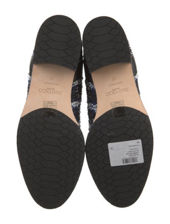 Jimmy Choo Tweed Printed Chelsea Boots