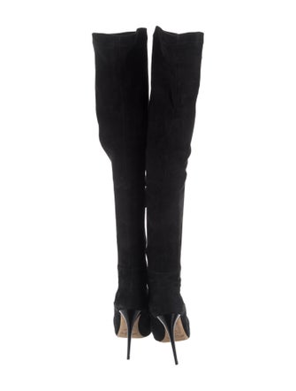 Jimmy Choo Suede Sock Boots
