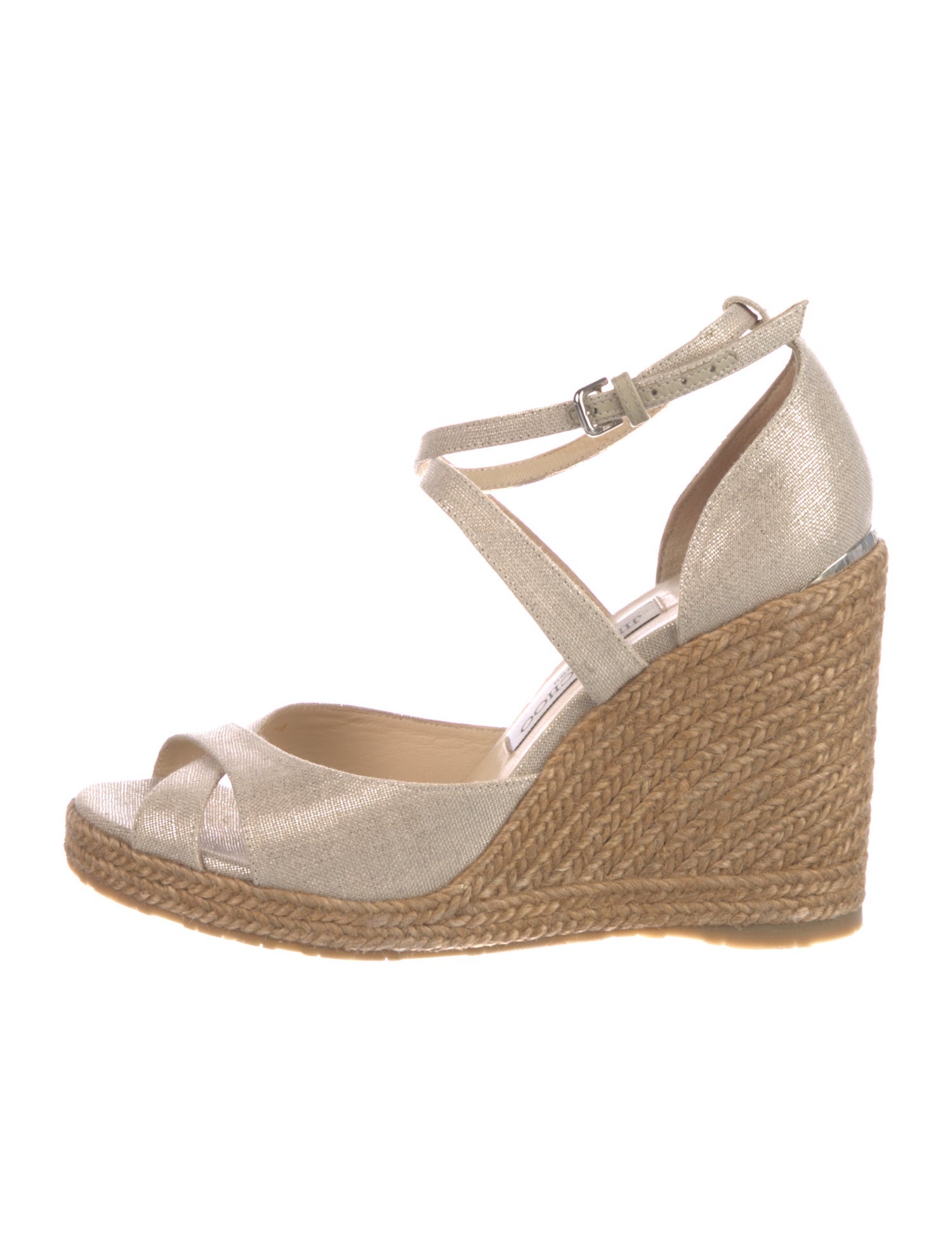 Jimmy Choo Glitter Accents D'Orsay Pumps