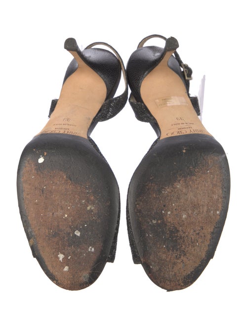 Jimmy Choo Glitter Slingback Sandals