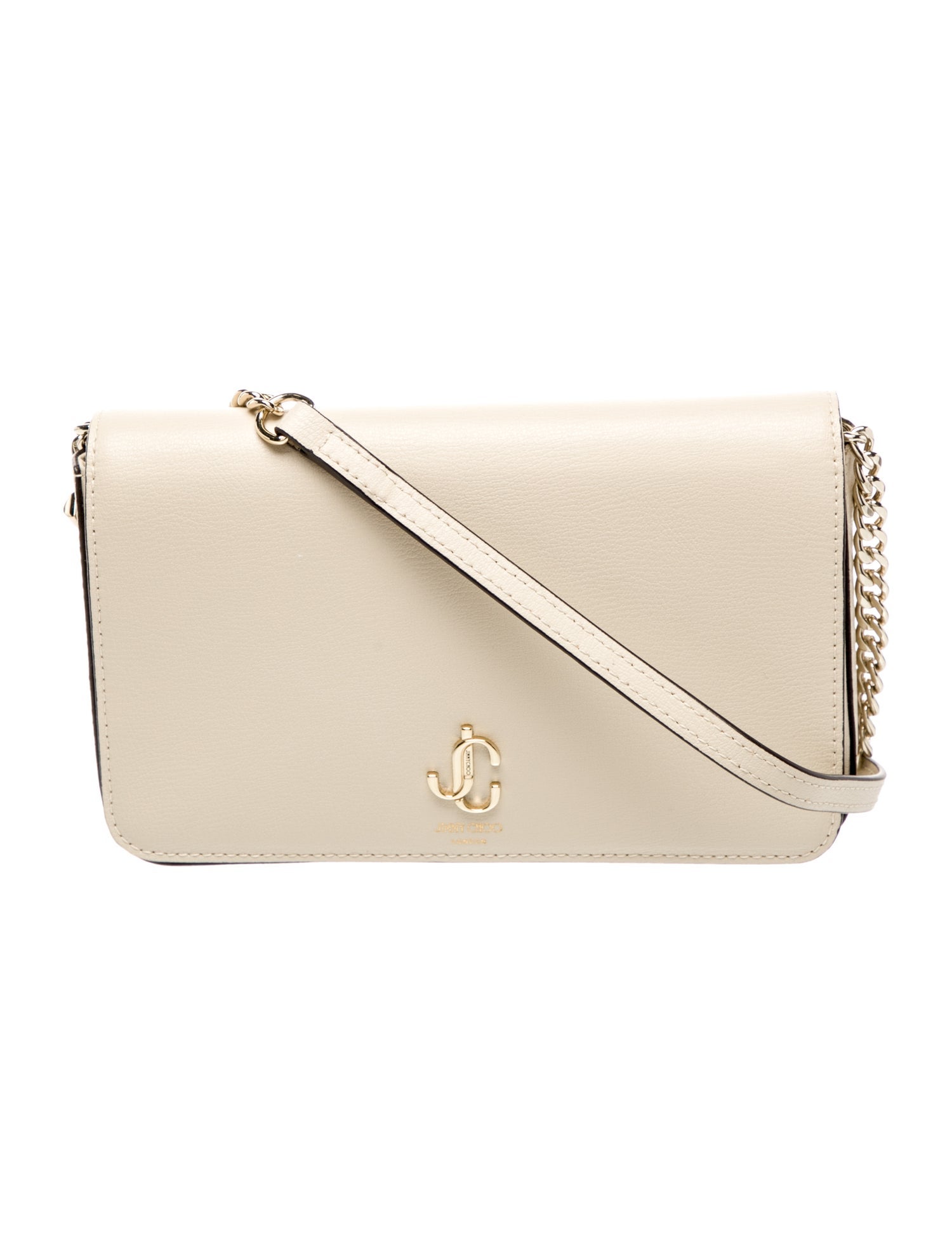 Jimmy Choo Leather JC Chain wallet