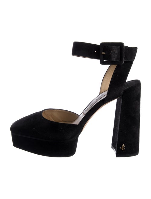 Jimmy Choo Suede D'Orsay Pumps