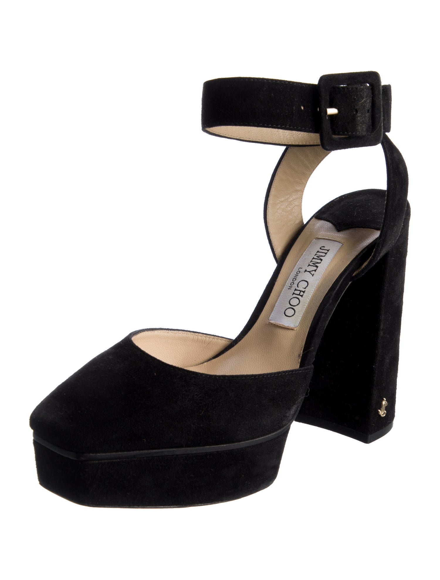 Jimmy Choo Suede D'Orsay Pumps