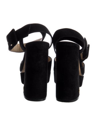 Jimmy Choo Suede D'Orsay Pumps