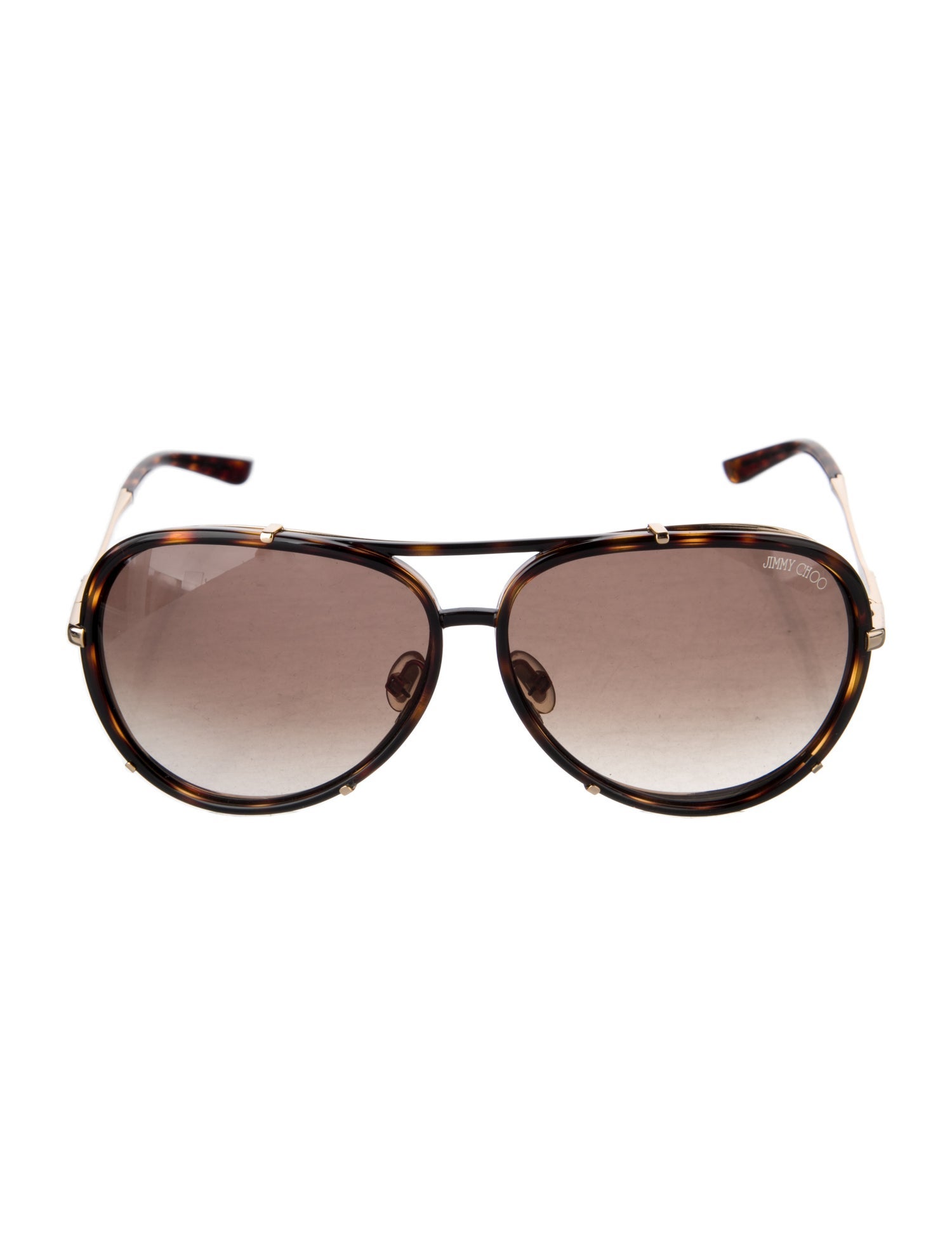 Jimmy Choo Aviator Gradient Sunglasses