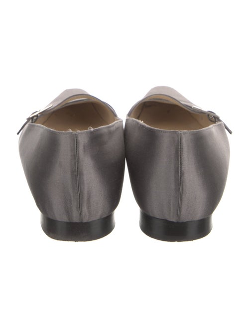 Jimmy Choo Satin Mary Jane Flats