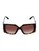 Jimmy Choo Oversize Gradient Sunglasses
