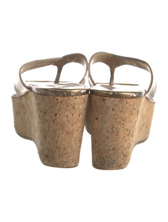 Jimmy Choo Leather Slides