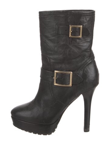 Jimmy Choo Boots Leather Moto IT 39 | 9