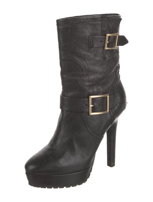 Jimmy Choo Leather Moto Boots
