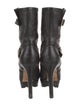 Jimmy Choo Leather Moto Boots