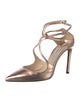 Jimmy Choo Leather T-Strap Pumps