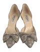 Jimmy Choo Printed Bow Accents D'Orsay Pumps