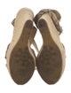 Jimmy Choo Jute Animal Print Espadrilles