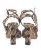 Jimmy Choo Snakeskin Animal Print Sandals