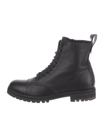 Jimmy Choo Leather Combat Boots