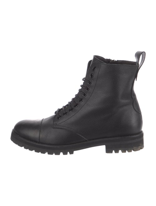 Jimmy Choo Leather Combat Boots