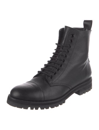 Jimmy Choo Leather Combat Boots